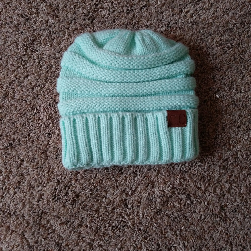Blue beanie